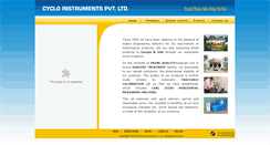 Desktop Screenshot of cycloinstruments.com